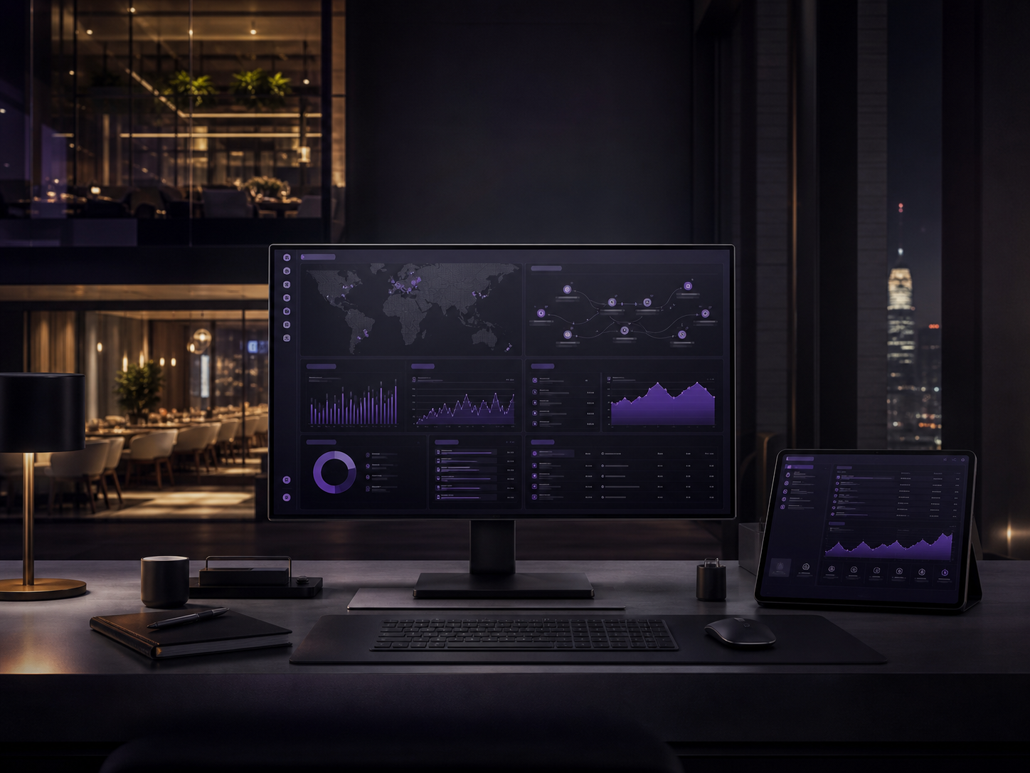 Multi-venue restaurant control centre